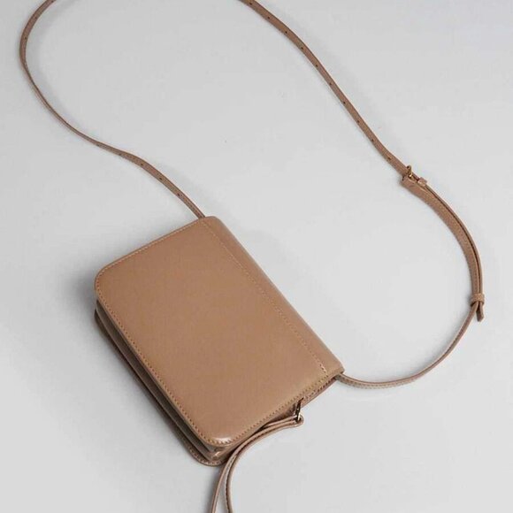 Balenciaga Beige Smooth Leather B. Crossbody Bag - Picture 3 of 12